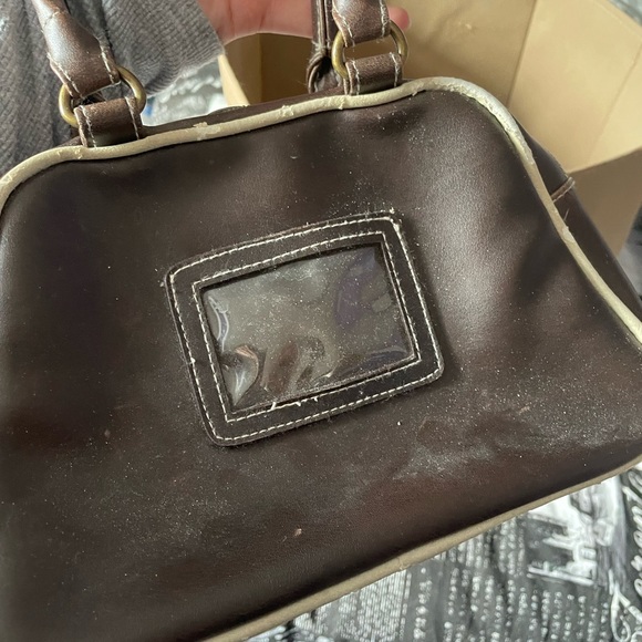 Roots 2000s Leather Hand Bag - Picture 2 of 4